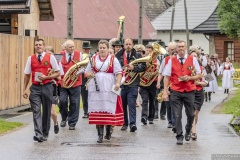 XXI Dzień Polowaca - Przemarsz do amfiteatru 2024-07-28