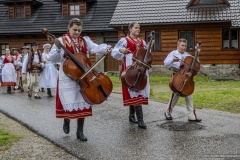 XXI Dzień Polowaca - Przemarsz do amfiteatru 2024-07-28