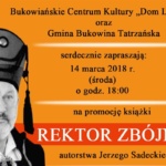 Promocja książki „REKTOR ZBÓJNIK”