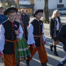 Obchody 100-lecia niepodległości w Bukowinie Tatrzańskiej - Przejście przez Bukowinę Tatrzańską