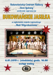 19.01.06 Bukowiańskie Jasełka - plakat