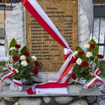 Odsłonięcie obelisku upamiętniającego Legionistów z Suchego