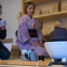 Wernisaż wystawy Góry i Tusz, Ceremonia picia herbaty Chanoyu