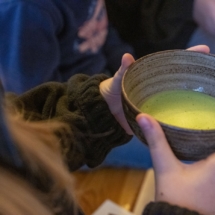 Wernisaż wystawy Góry i Tusz, Ceremonia picia herbaty Chanoyu