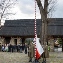 101 rocznica odzyskania niepodległości - Poronin - symboliczna mogiła Wojciecha Doruli