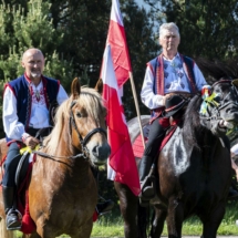 Góralska Bandera Konna w hołdzie Janowi Pawłowi II - Nowy Targ - Ludźmierz 12.06.2022 r.
