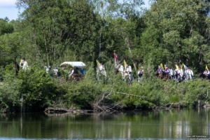 Góralska Bandera Konna w hołdzie Janowi Pawłowi II - Nowy Targ - Ludźmierz 12.06.2022 r.