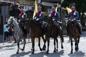 Góralska Bandera Konna w hołdzie Janowi Pawłowi II - Nowy Targ - Ludźmierz 12.06.2022 r.