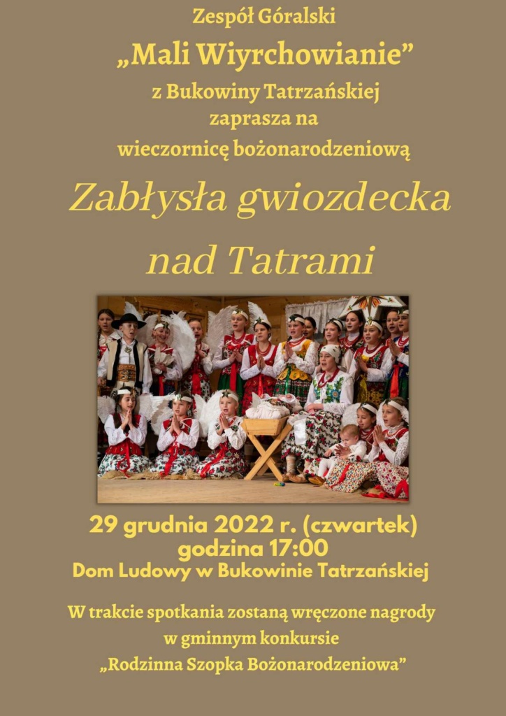 Zabłysła gwiozdecka nad Tatrami 2022