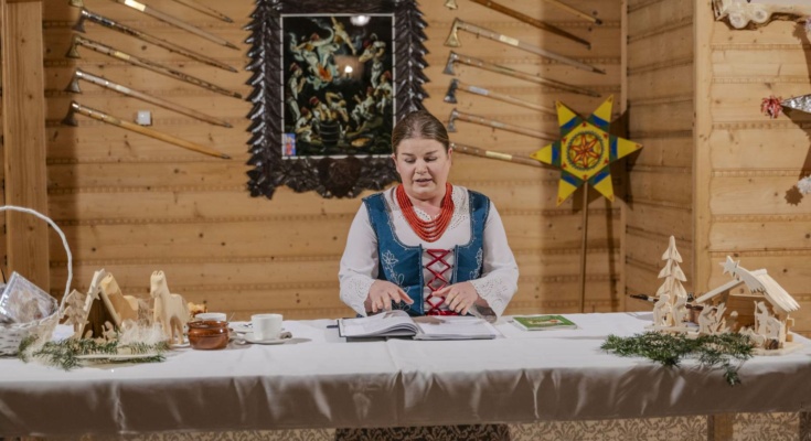 "Obrzędy i zwyczaje bożonarodzeniowe na Podhalu" wykład Anny Trebunii-Wyrostek