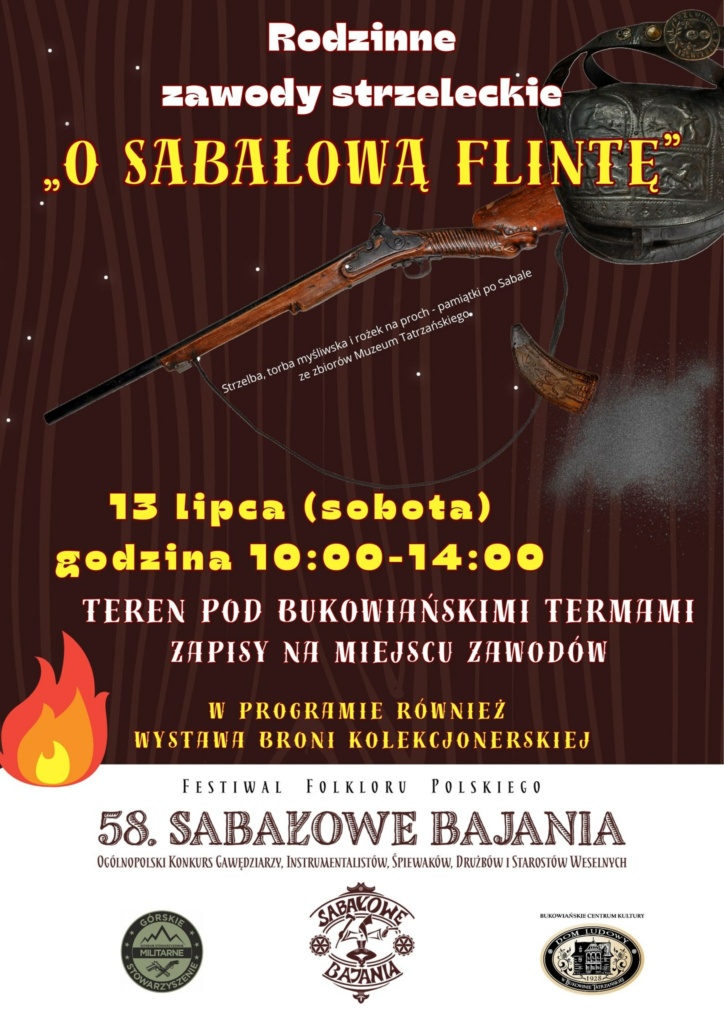 58. Sabałowe Bajania - rodzinne zawody strzeleckie o Sabałową Flintę