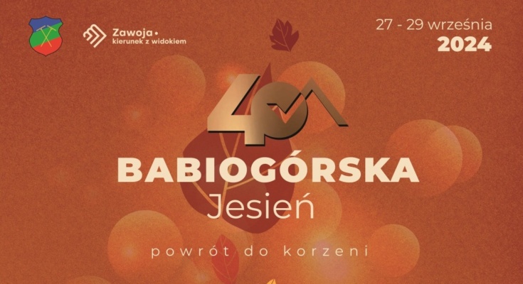 Plakat 40 Babiogórska Jesień - mini