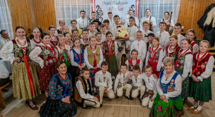 Jubileusz Zespołów Mali Białcanie i Białcanie - życzenia, podziękowania, tort