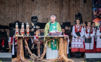 XXII Dzień Polowaca - XXIV Tatrzańskie Wici - Msza Święta - Jurgów - Amfiteatr nad rzeką Białką