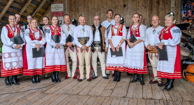 XXII Dzień Polowaca - XXIV Tatrzańskie Wici - Występ Chóru IN NOMINE z Jurgowa - Jurgów - Amfiteatr nad rzeką Białką 2025-07-27