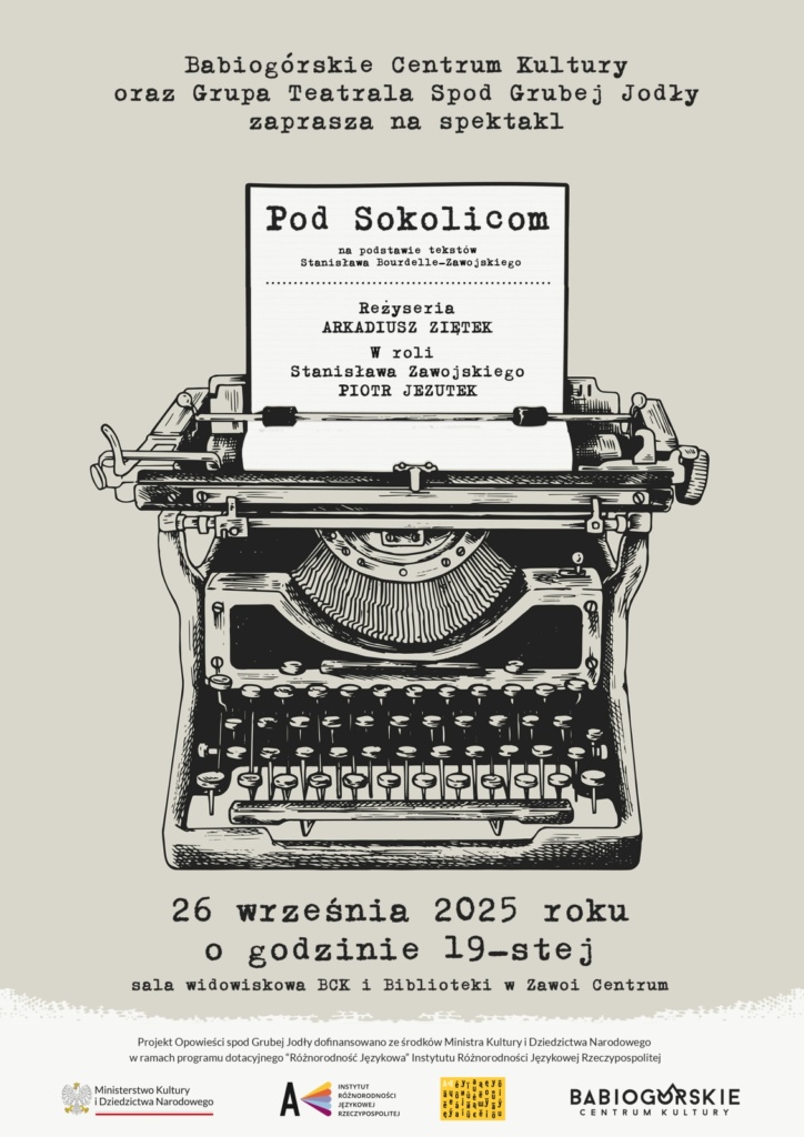 Pod Sokolicom Spektakl plakat