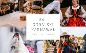 Baner 54. Góralski Karnawał w Bukowinie Tatrzańskiej 5-8 lutego 2026