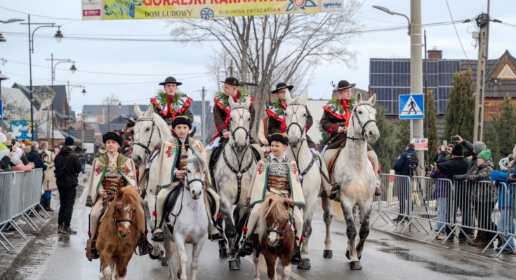 54. Góralski Karnawał - paradny przejazd przez Bukowinę Tatrzańską na rozpoczęcie karnawału 2026-02-05