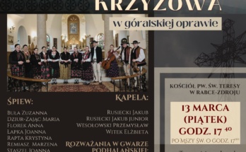 Droga Krzyżowa - Rabka 2026 zaproszenie