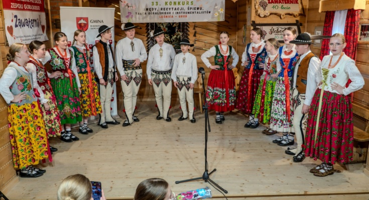 33. Konkursu Gawędy, Recytacji, Śpiewu, Tańca Góralskiego i Instrumentalistów w Walusiówce w Leśnicy - Groniu 2026-04-11